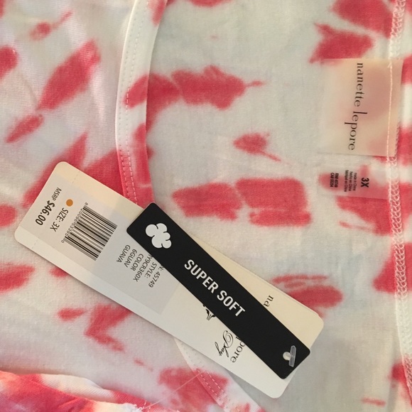 Play Plus Size Tie-Dyed T-Shirt in Guava Pink - Picture 4 of 6